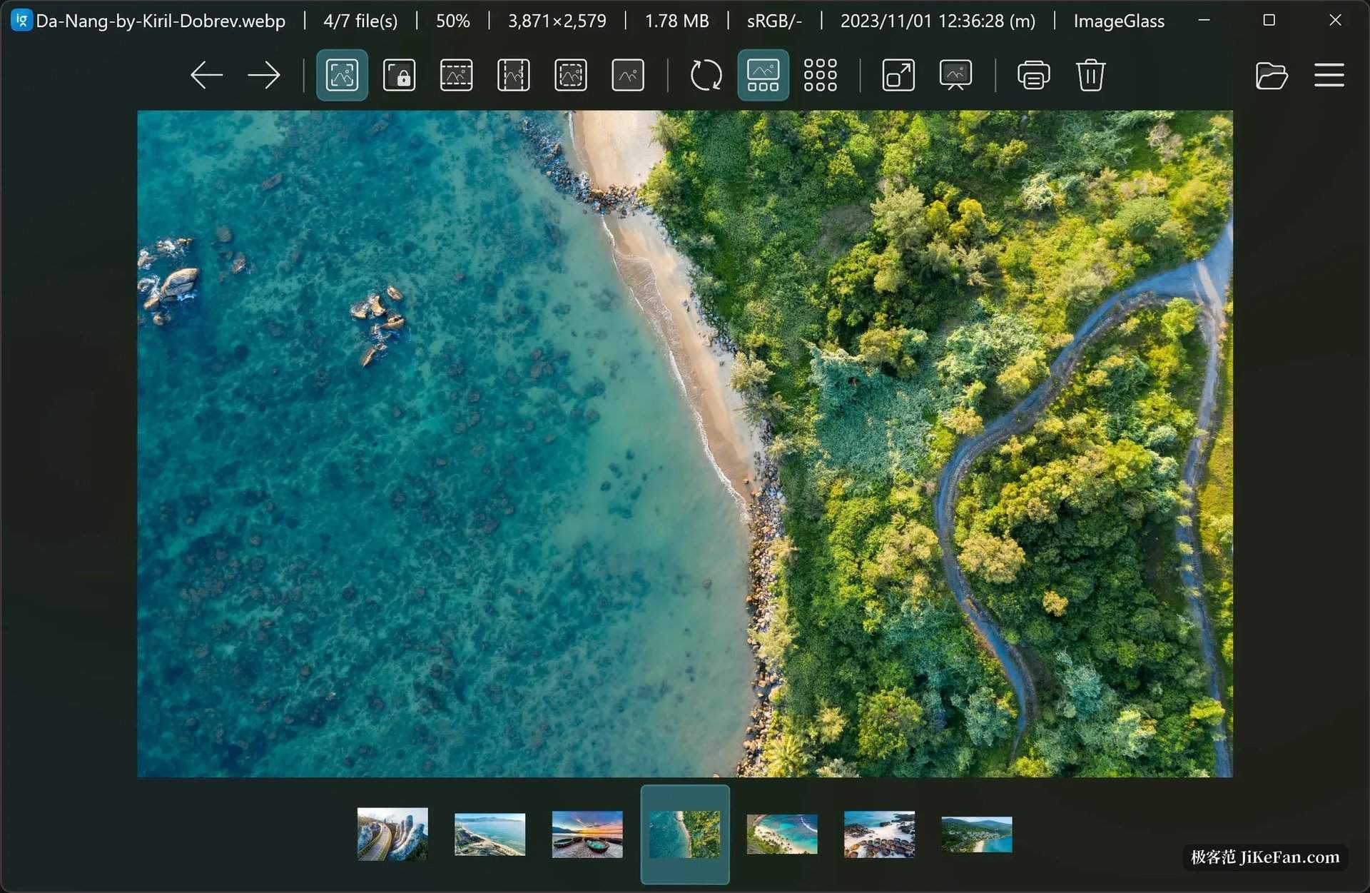 ImageGlass 浏览界面