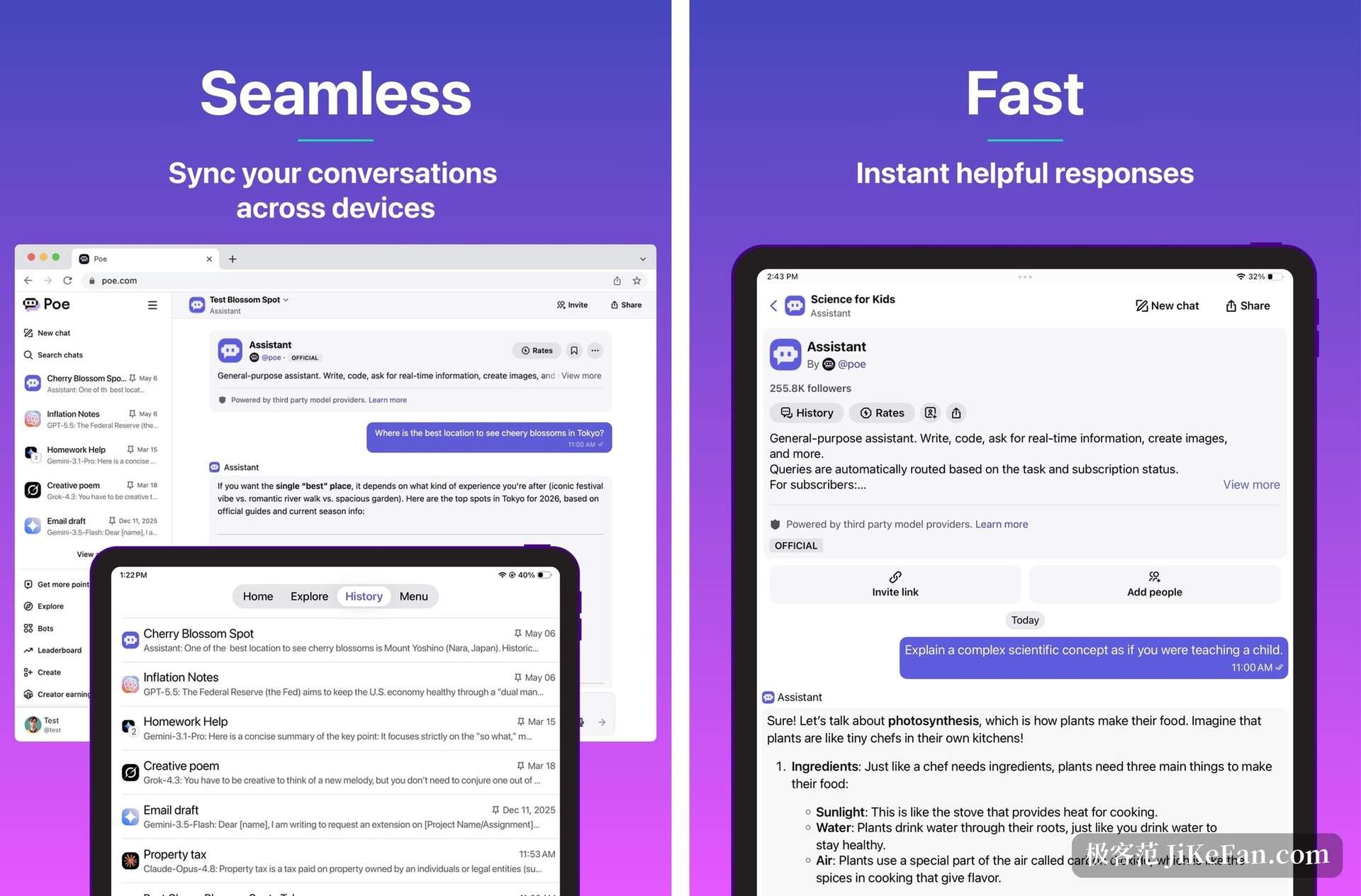 cross platform ai chat app synced across devices