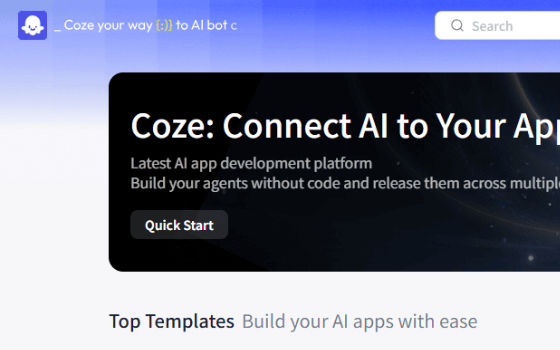 Coze（扣子）：零代码搭 Agent，模板开箱即用，WebSDK 与 API 多渠道发布
