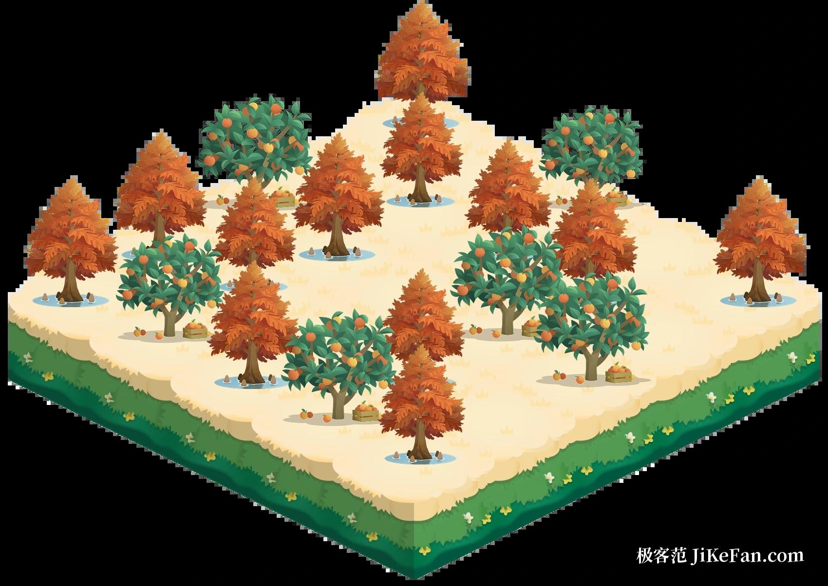 Forest 专注后收获的森林与土地风格
