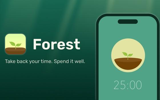 Forest：免费档就带应用屏蔽，专注时长还能种成真树