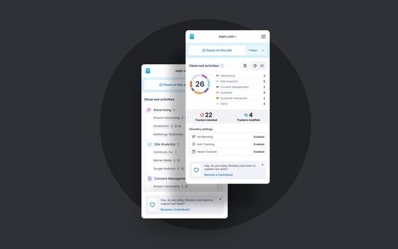 Ghostery 10.5：开源反跟踪扩展，Cookie 弹窗自动替你拒绝