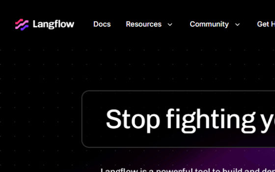 Langflow 上手：开源可视化框架，拖拽组件即搭 AI 应用与工作流