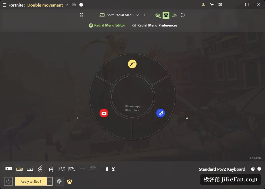 reWASD 手柄按键重映射界面
