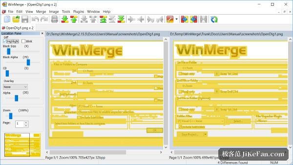 WinMerge 图片比较