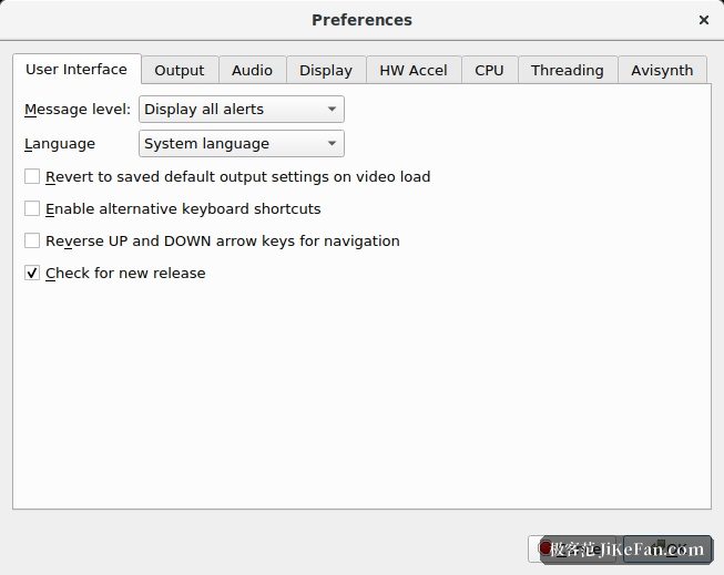 Avidemux 处理老格式素材