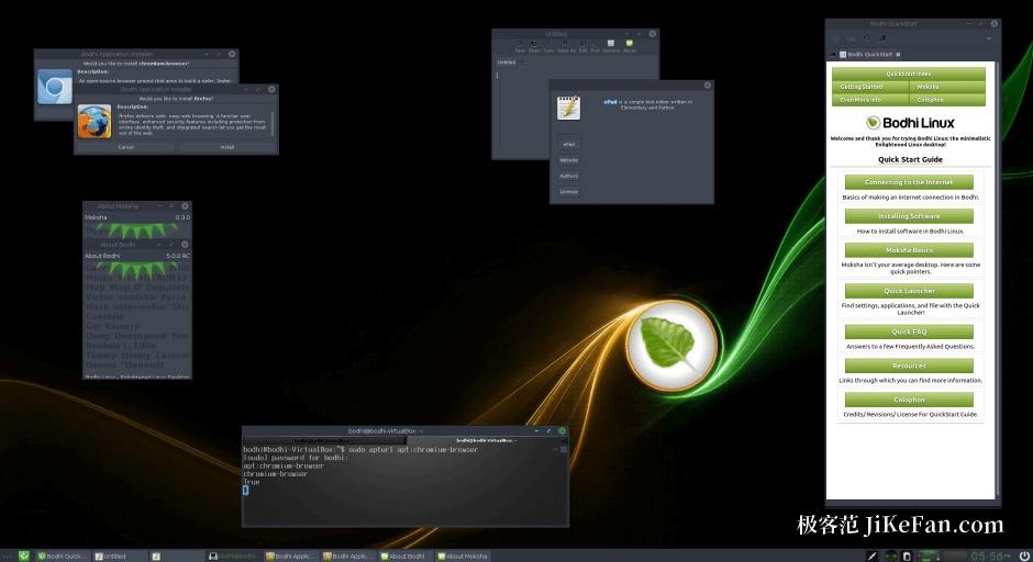 minimal linux desktop