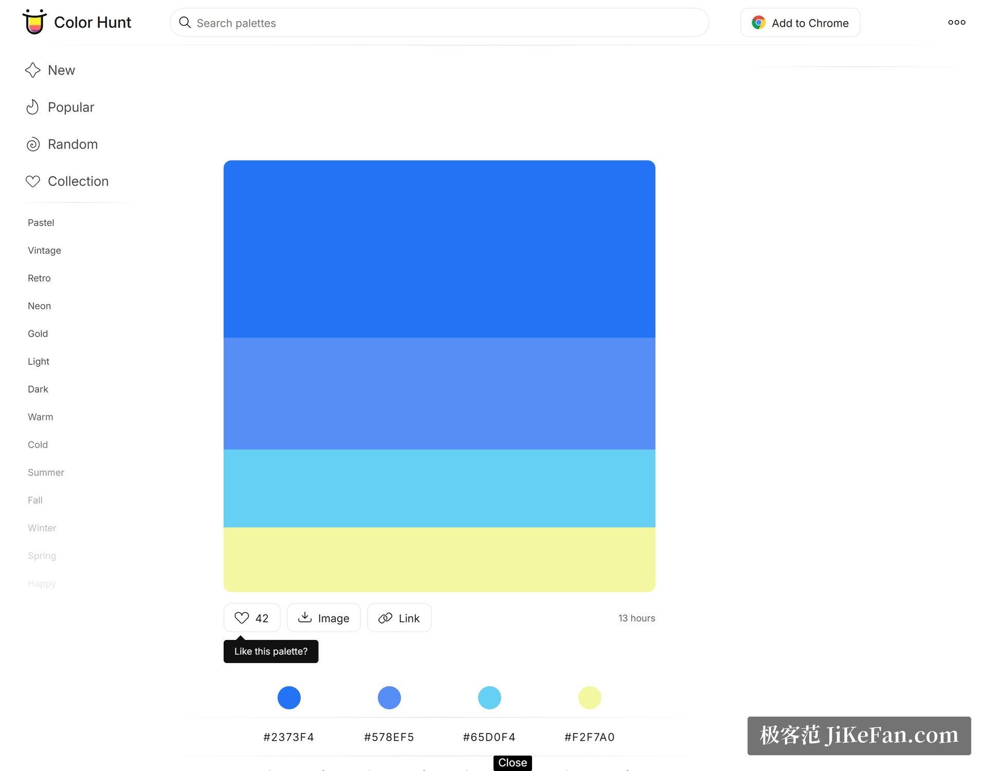 color hunt palette hex copy