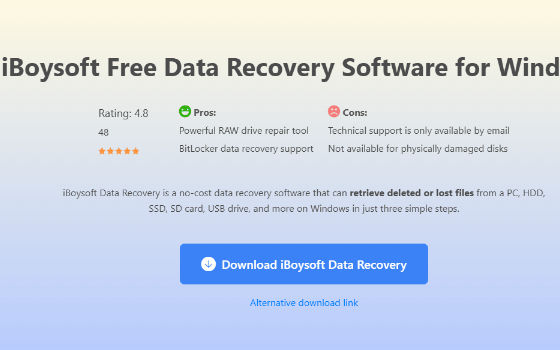 iBoysoft 数据恢复：1000+ 格式，BitLocker 也能救
