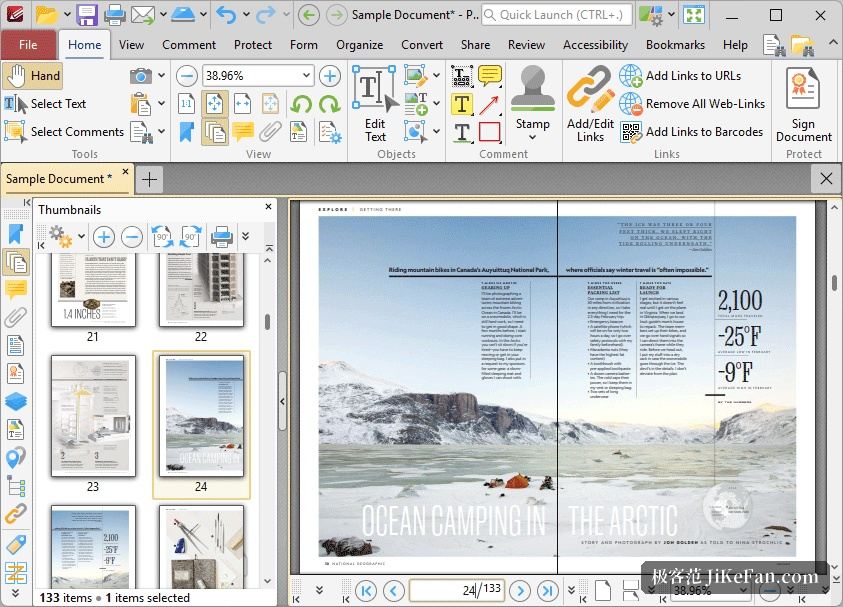 PDF-XChange Editor 阅读界面