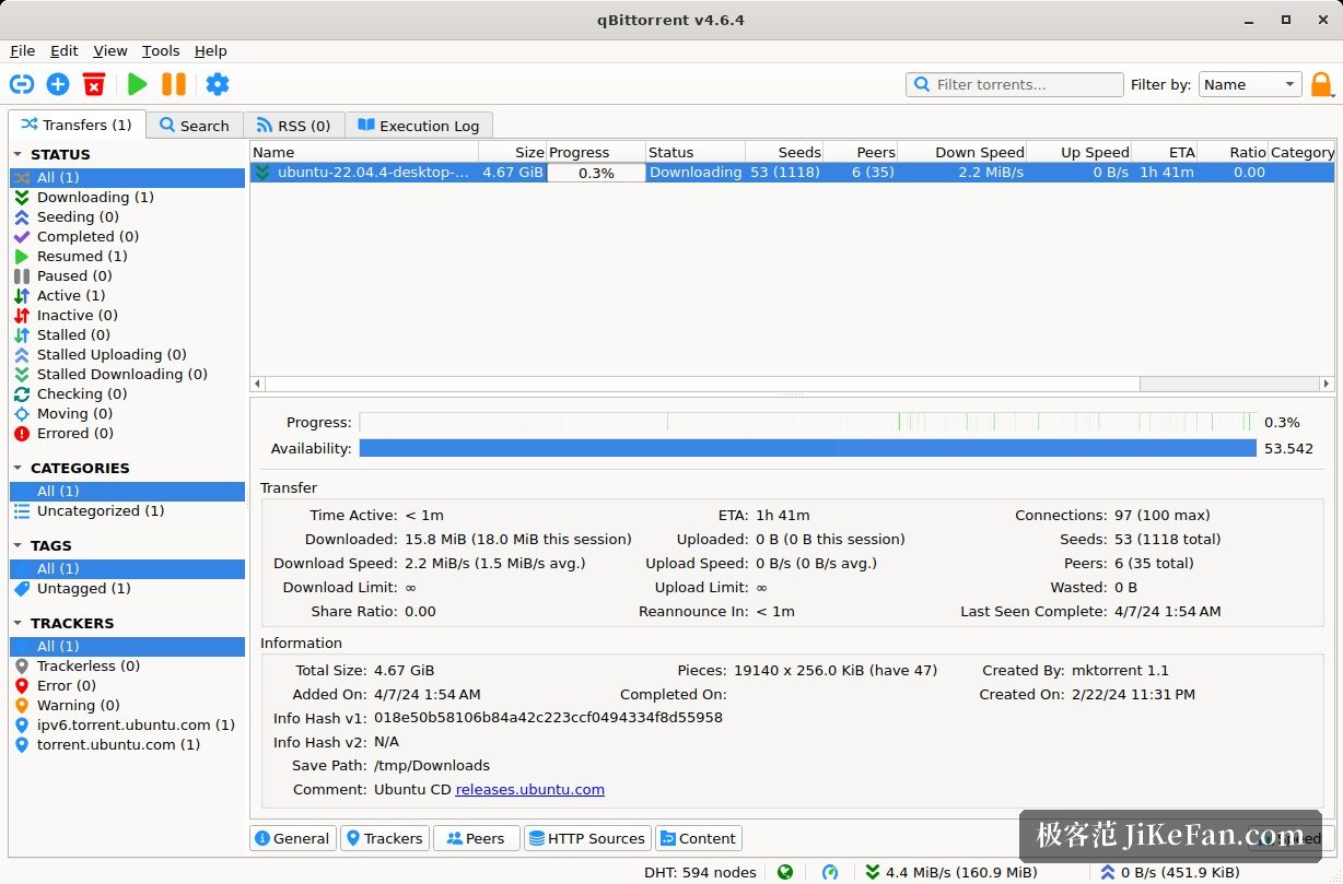 qBittorrent 连接与 Peer 列表