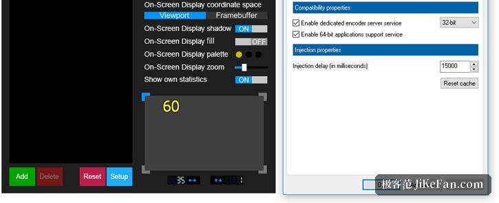 rtss settings and profiles