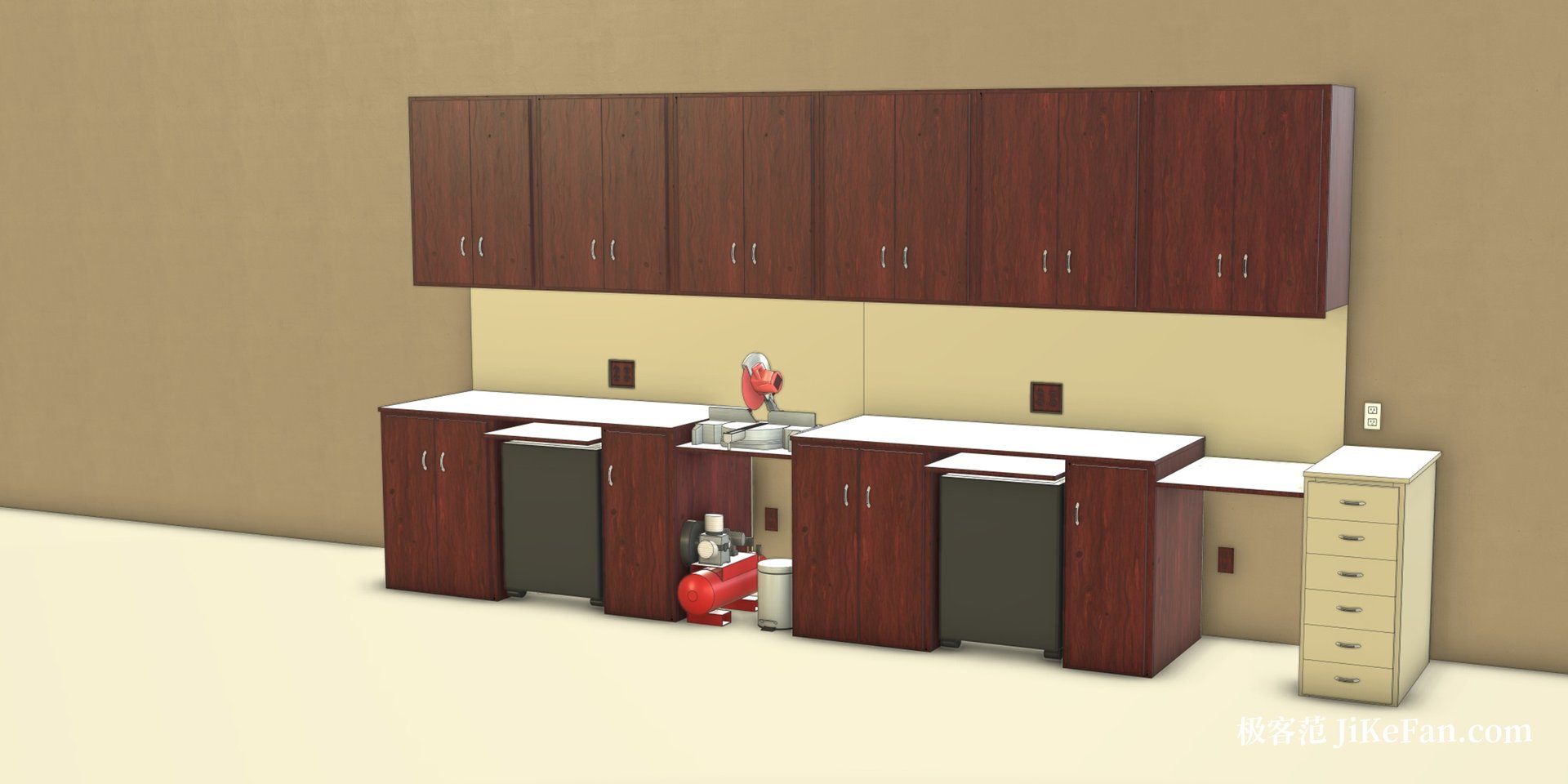 SketchUp 网页版中的室内模型