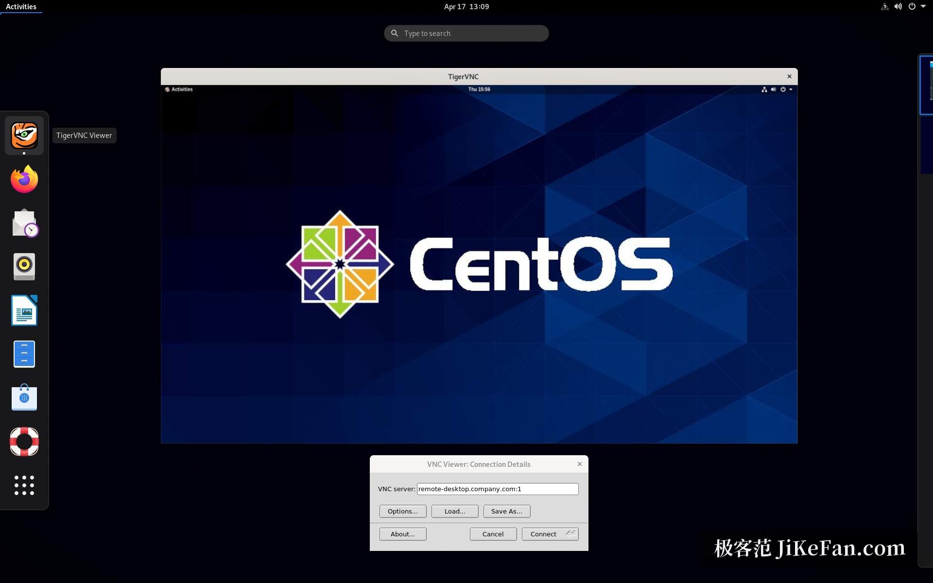 vnc viewer connection