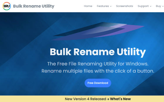 Bulk Rename Utility 4.1：免费的个人批量重命名工具