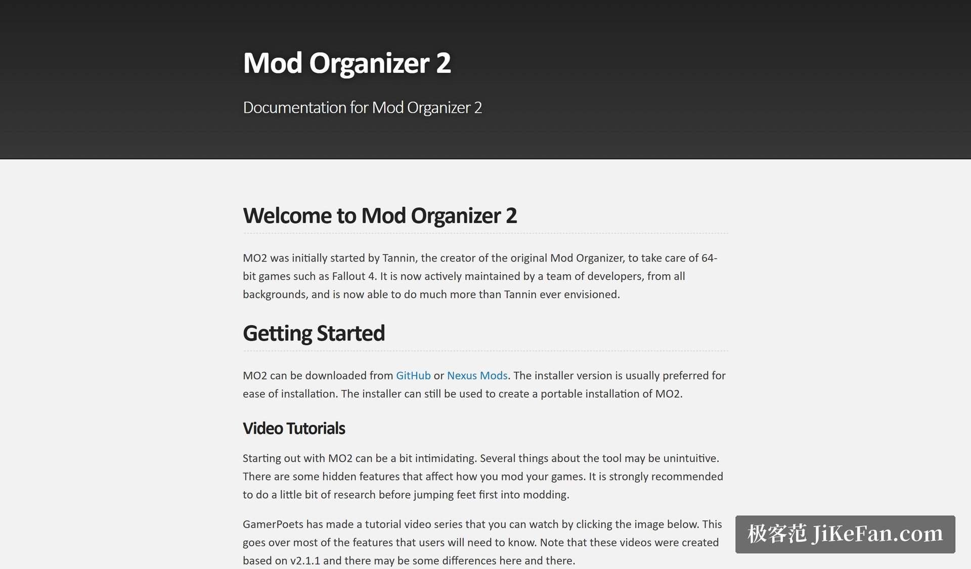 Mod Organizer 2 official website