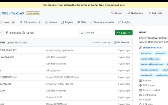 TaskbarX 上手：42 种动画加亚克力效果，任务栏秒变 Dock
