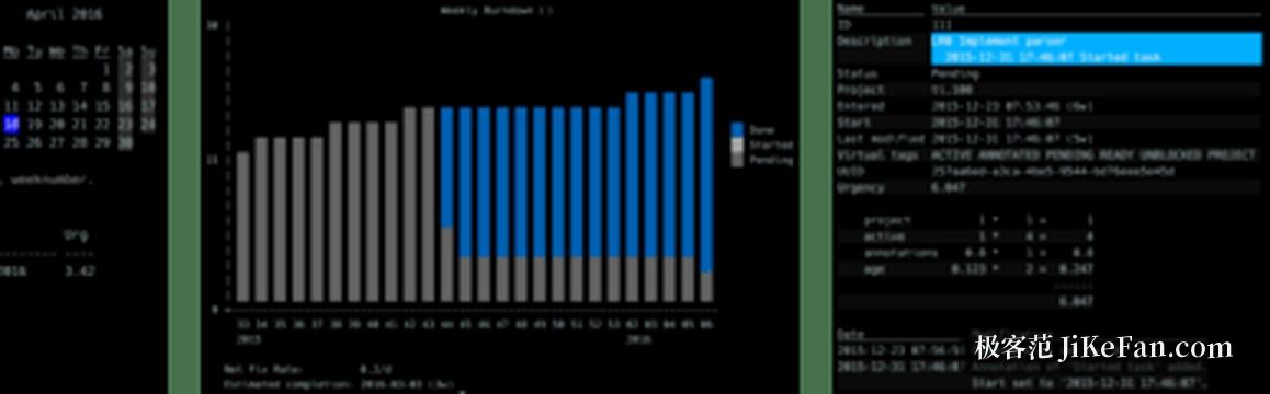 taskwarrior reports and filters