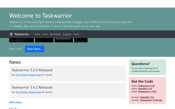 Taskwarrior 3.5：在终端里管理待办与项目