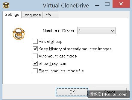 virtual clonedrive settings