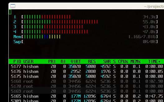 htop 3.4：终端里的彩色进程仪表盘，服务器运维第一件装机小事