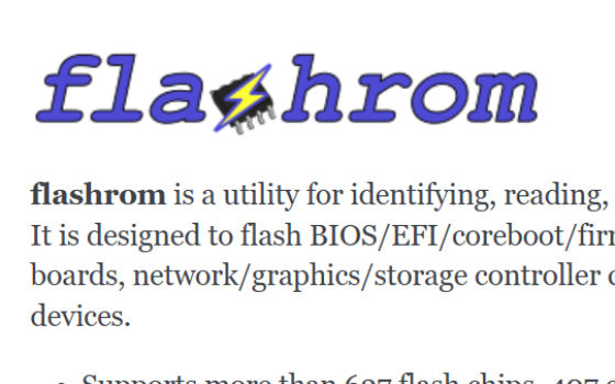 Flashrom 1.6.0：支持数百款闪存芯片的命令行刷写工具