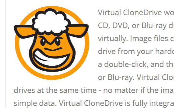 Virtual CloneDrive 5.5：ISO 镜像不用刻盘